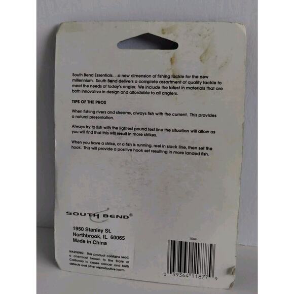 Vintage South Bend 10 Assorted Dry Flies In Handy Dial Box - New Old Stock - Picture 3 of 3